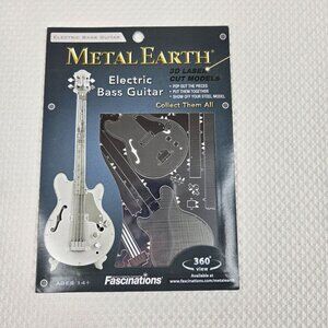 Metal Earth 3D Laser Cut Electric Bass Guitar Model Kit
